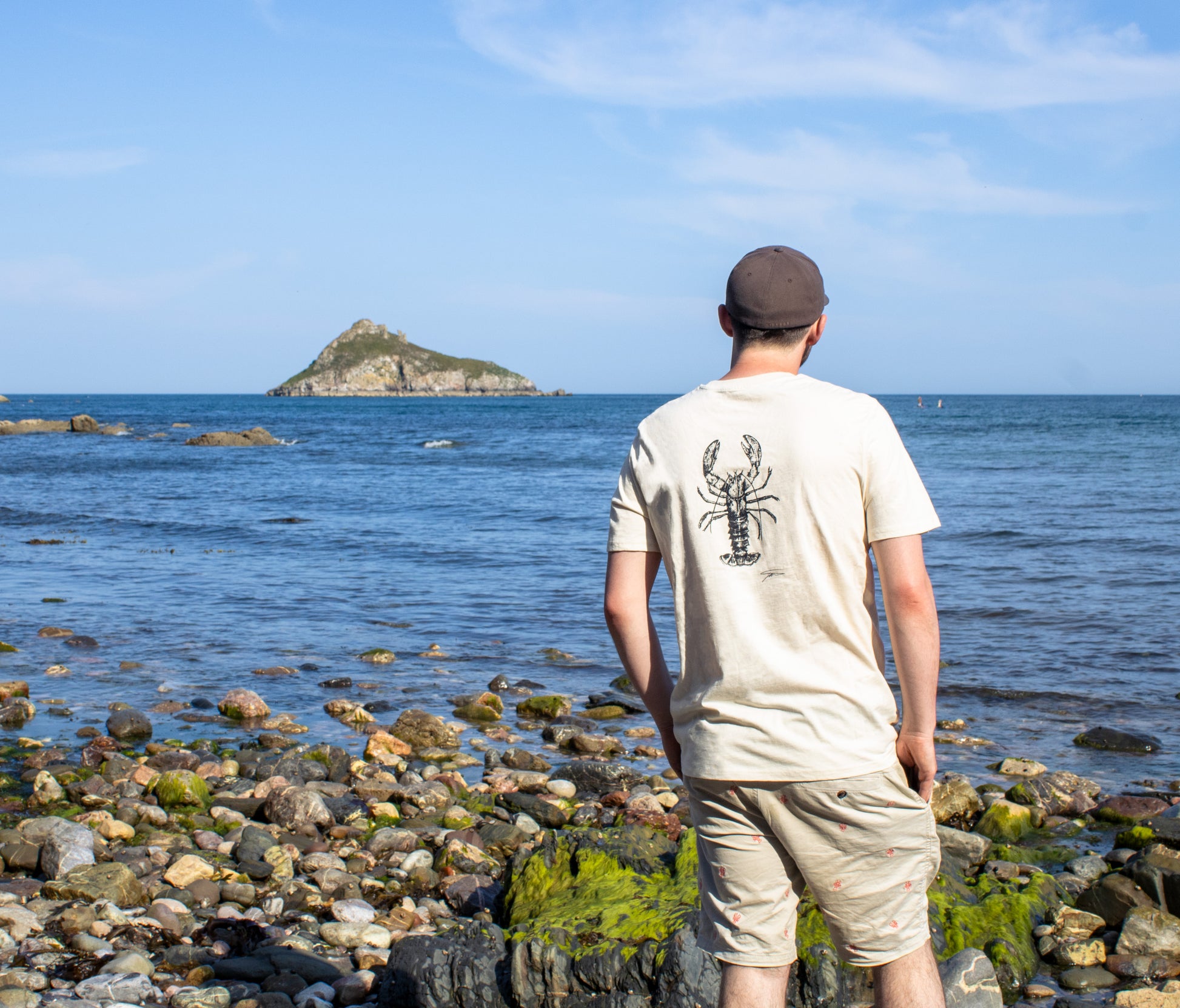 Lobster Cotton T-Shirt