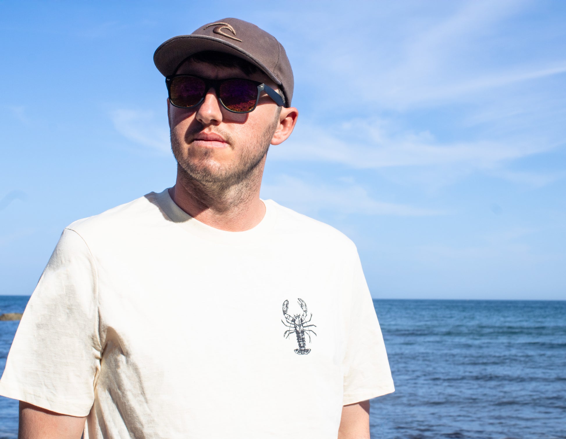 Lobster Cotton T-Shirt