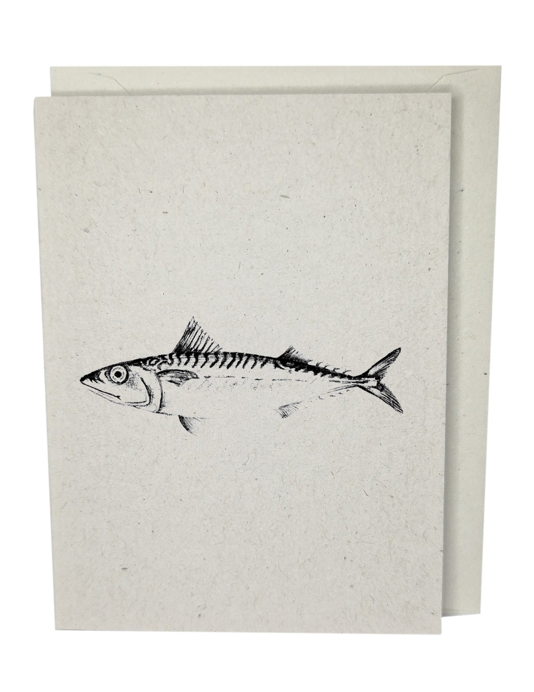 Mackerel Greeting Card A7