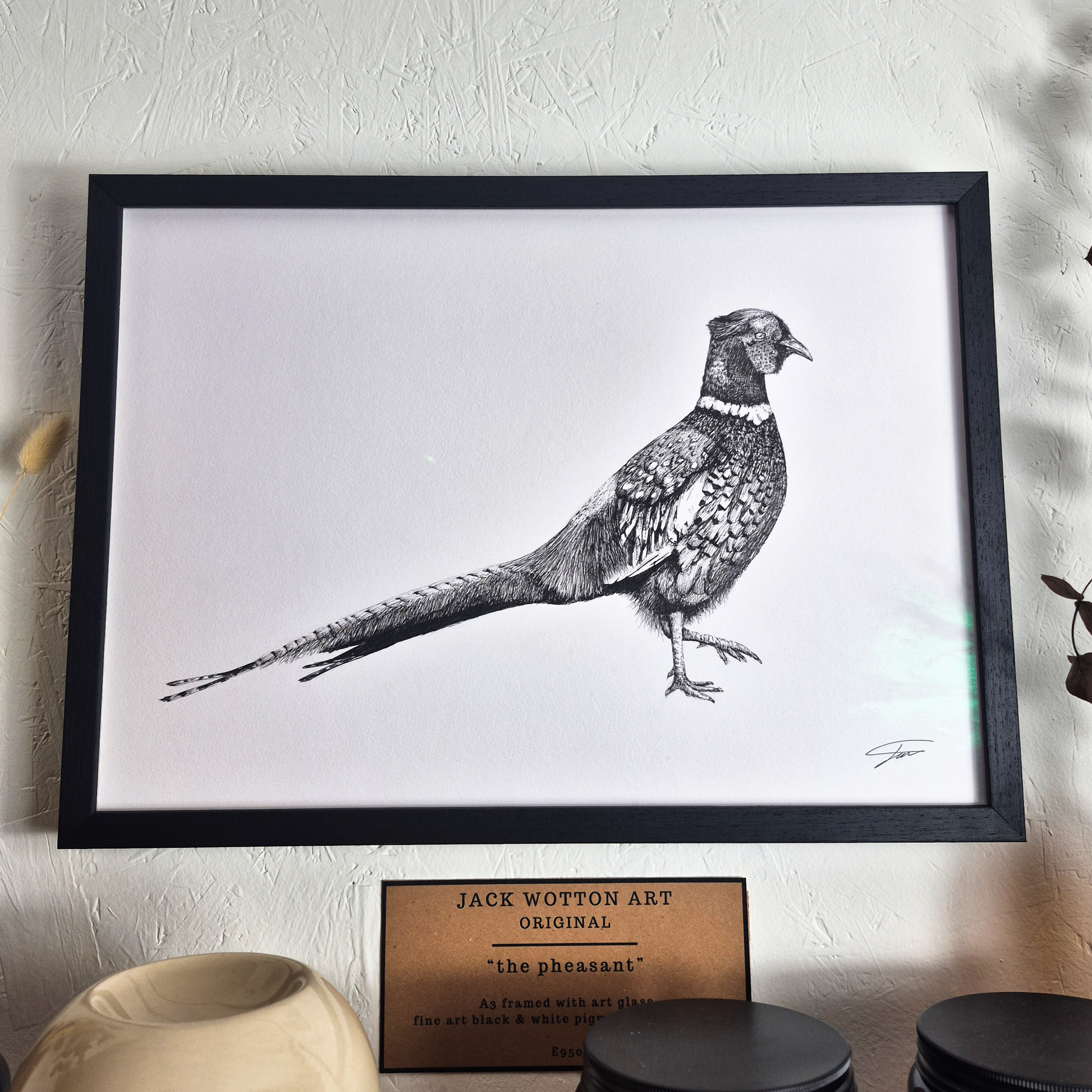 A3 the pheasant (Framed)